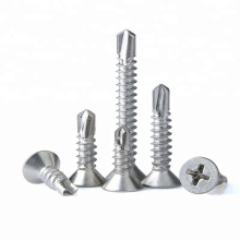 Stainless Steel SS316 Phillips Flat Head Self Drilling Screw